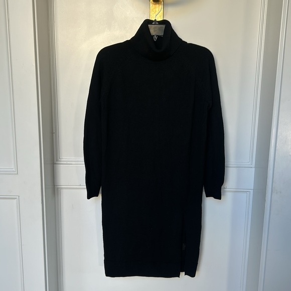 One Grey Day Black Revolve Rassi Midi Turtleneck Sweater Dress XSMALL - Picture 2 of 8